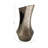 Modern Sculptural Metal Cutout Form Table Vase for Home Display - Tall Flower Vase Accent for Living Room and Tabletop Decor - Bronze-1001391376
