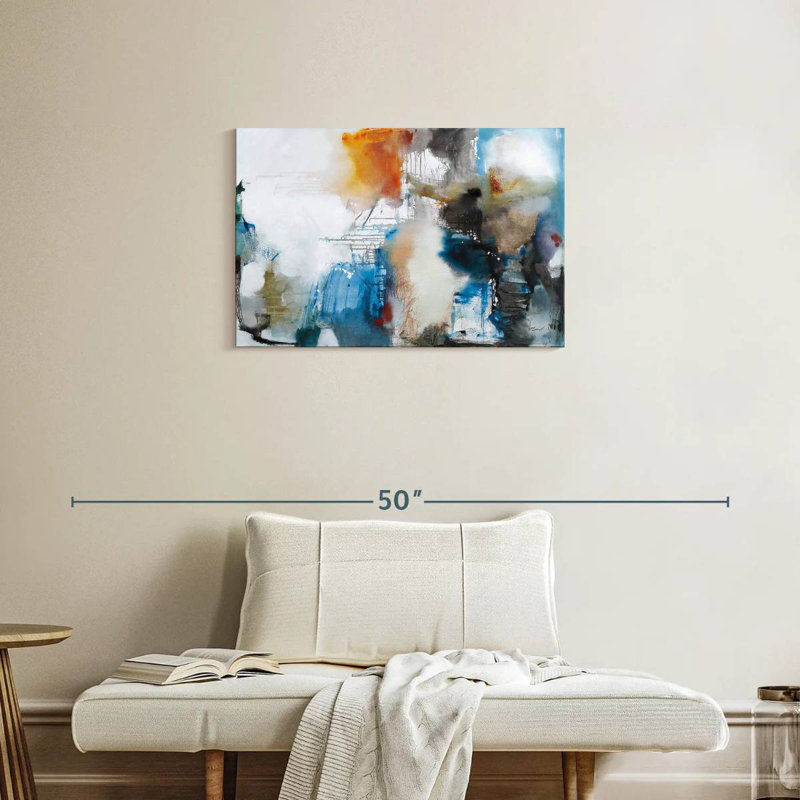 Avery I Get Misty Abstract, H 20 po x l 30 po