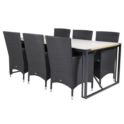 Deandre 6 - Person Patio Dining Set with Rectangular Table