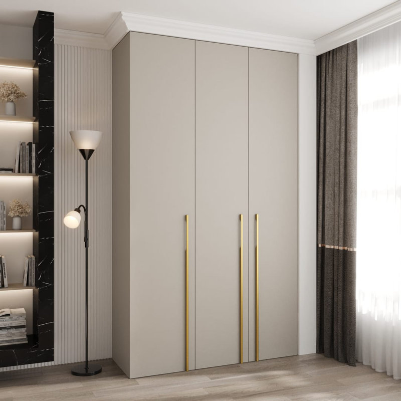 Manufactured Wood Wardrobe, 246cm H x 140cm W x 50cm D