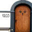 Numéro de maison en métal flottant-113467381-113467395-113467396
