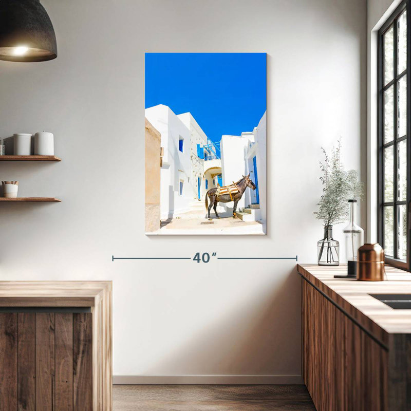 Aime Mule In Langadas, 39" H x 26" W