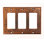 Copper Switchplate Triple Ground Fault/Rocker Cover GFI