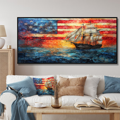 Boston Tea Party Boart Sailing III - bateau à voile, art mural
