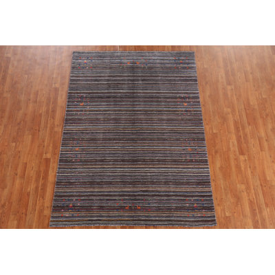Gabbeh Style Indian Area Rug 5x8