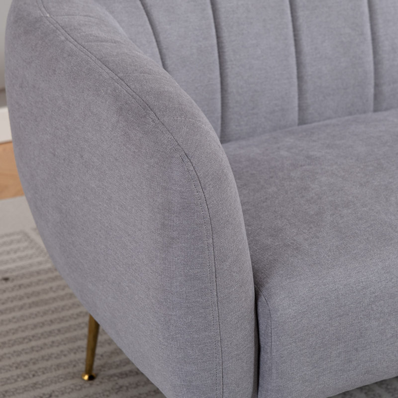 2 Seater Loveseat, Grey