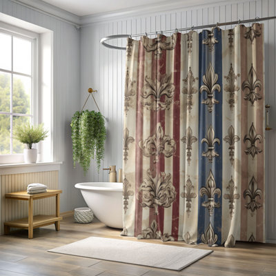 Classic Damask - Premium Shower Curtain