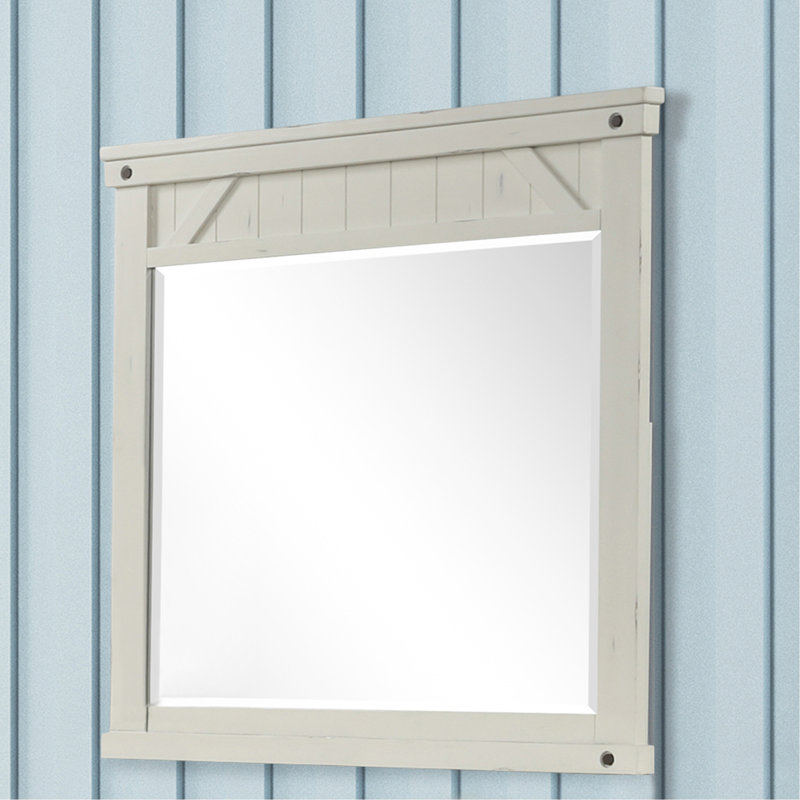 Miroir industriel de style campagnard