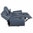 Blue Motion Reclining Loveseat With Console