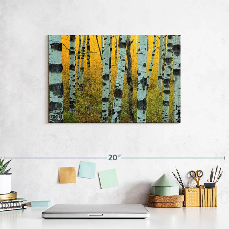 Harnek Abstract Aspen Tree, 8" H x 12" W