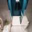 Porte de douche pivotante en verre trempé 1/4 "1/4 - ajustement 1 3/8", poli, poignée en acier inoxydable # 304, canal mural, installation facile, système lisse, fuite, couverture 28-29 avec réglable,