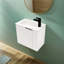 Meuble-lavabo simple 22,05 po avec comptoir en céramique Mossey-344801595