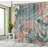 Abstract Shower Curtain with Hooks Included-900211474-900211518