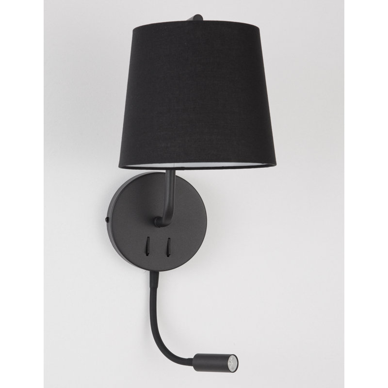 LED Armed Sconce, Black