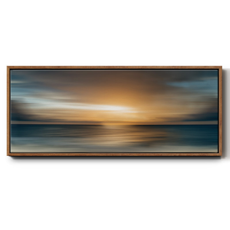 In The Beginning- Framed Canvas, 20" H x 50" W