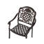 Fraizer Stacking Patio Dining Side Chair with Cushion