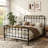 Stacie Metal Spindle Bed-512787271