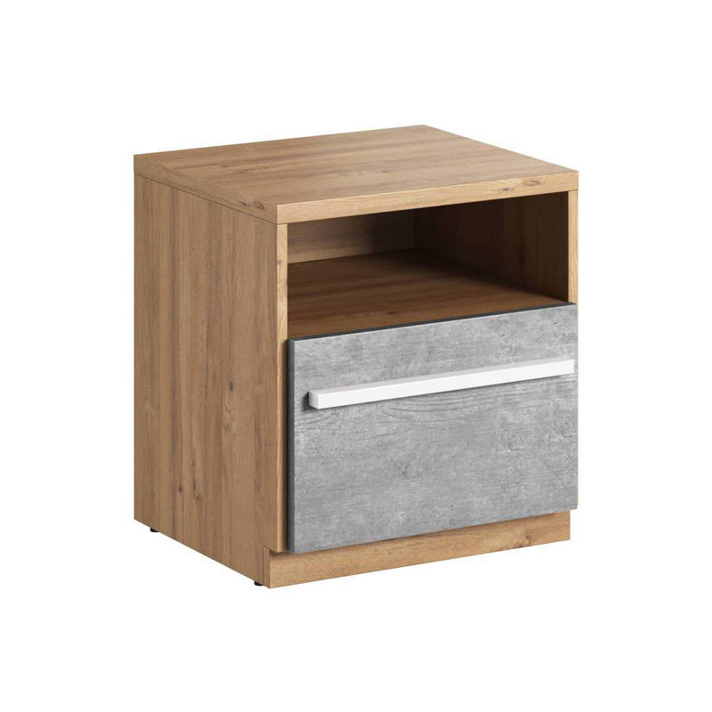 Abhi 45 cm W Bedside Table