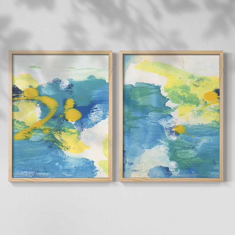«Early Dream I», reproduction encadrée de qualité supérieure - prête à être accrochée - aucun clou requis - aucun clou requis
