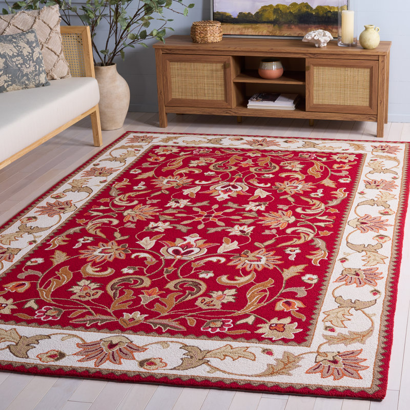 Harkins Hand Hooked Performance Oriental Rug, Rectangle 6' x 9'