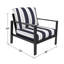 Chaise de patio avec coussins Sunbrella® Townsend