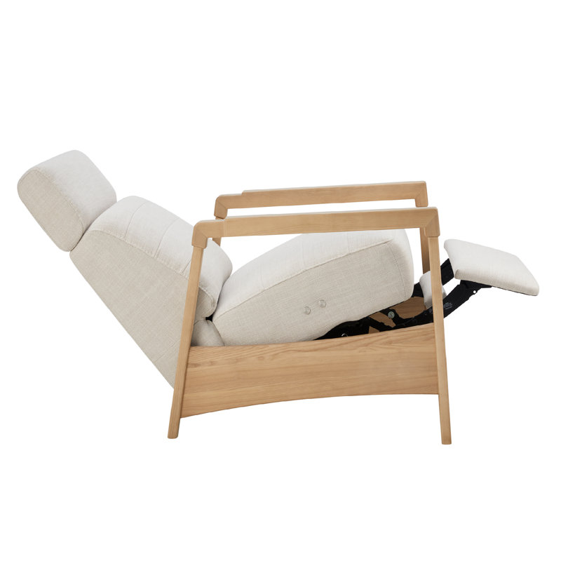 Fauteuil inclinable Darwen Amada, Tissage de lin Effie