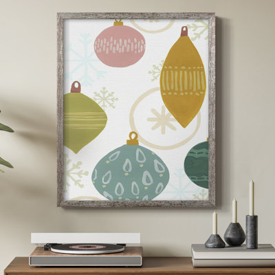 Collection Modern Holiday, reproduction encadrée B - bois massif