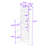 Emanuelli Triangle Freestanding Bathroom Corner Cabinet with Rhombus Pattern Doors and Adjustable Shelves-1257541031