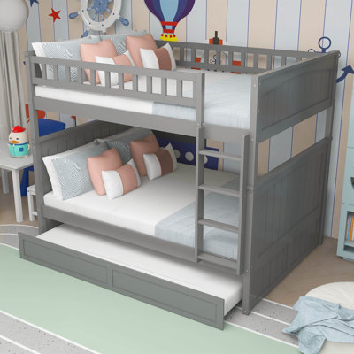 Darleta Kids Full Over Full Bunk Bed with Trundle