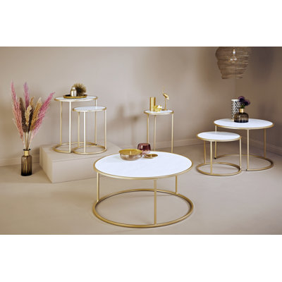 2-tlg. Couchtisch-Set Lorata