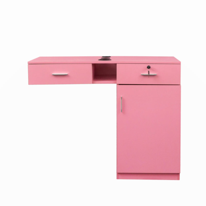 Crédence de rangement une pièce l 40,47 po Glovsky, Rose