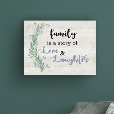 Family Love 1 by Art Licensing Studio - Wrapped Canvas Textual Art Print -  Gracie Oaks, 08F85C159E5547628A1072A66462F153