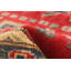 Tapis rouge en laine noué à la main de conception unique 6 pi 5 po x 10 pi 2 po Hearsh New Age