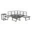 Monaco - Convertible into 2 Sun Loungers - Modular Corner Garden Sofa Set-1253410846-1253410847