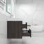 Base de meuble-lavabo mural 24 po Moreno avec plateau en acrylique renforcé Moreno-590151398