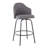 Lakyia Swivel Upholstered Counter Stool with Metal Frame-1983977055