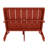 Byrnes Recycled Plastic Double Adirondack Loveseat-54978157