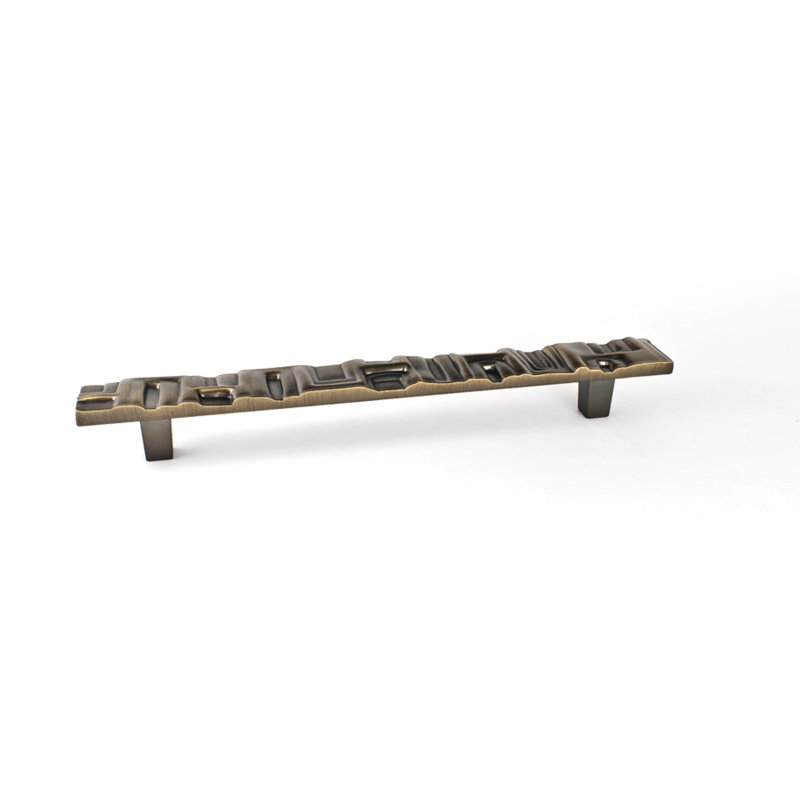 Rio 9 1/4" Center to Center Bar Pull, Antique Brass