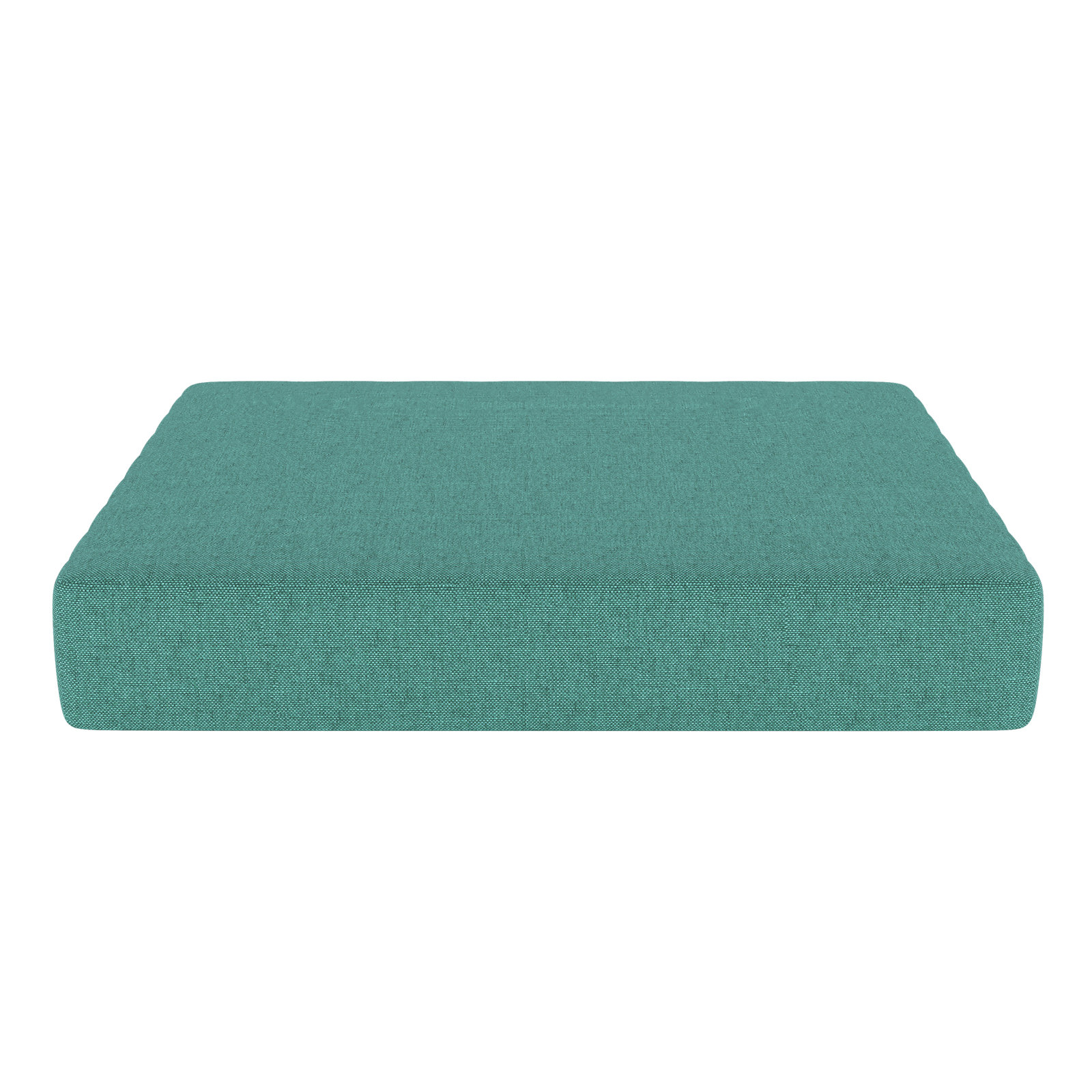 Sunbrella® Outdoor 3.5'' Ottoman Seat Cushion, Cast Breeze Sunbrella® Plainweave