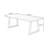 Tan Rectangular Solid Wood+Iron desk-109306509