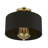 Brunetto Fabric Semi Flush Mount-248478348