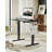 Commercial Use 60Cm W Height Adjustable Rectangular Standing Desk-422871817