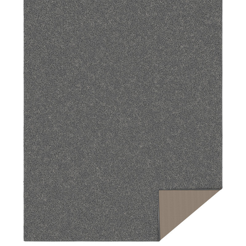 Cozy Plush Non-Slip Rubberback Soft Gray Indoor Bedroom, Living Room Area Rug, Gray, Runner 7'10' x 29'