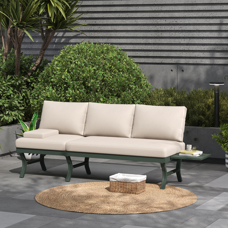 3 - Person Seating Group With Cushions, Green