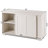 Shellson 42" Wide Kitchen Server Storage Sideboard, Adjustable Shelf-672405142