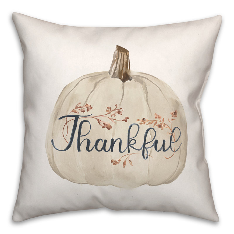  Polyester Throw Pillow, 16" x 16"