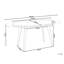 Extendable Oval Metal Base Dining Table