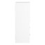 Commode 5 tiroirs avec grands tiroirs en tissu, blanc-918224875