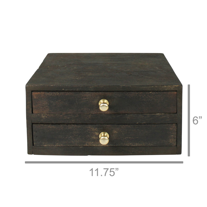 Mijash 2 Drawer Storage Drawer Chest