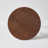 19.7" Round Solid Wood End Table